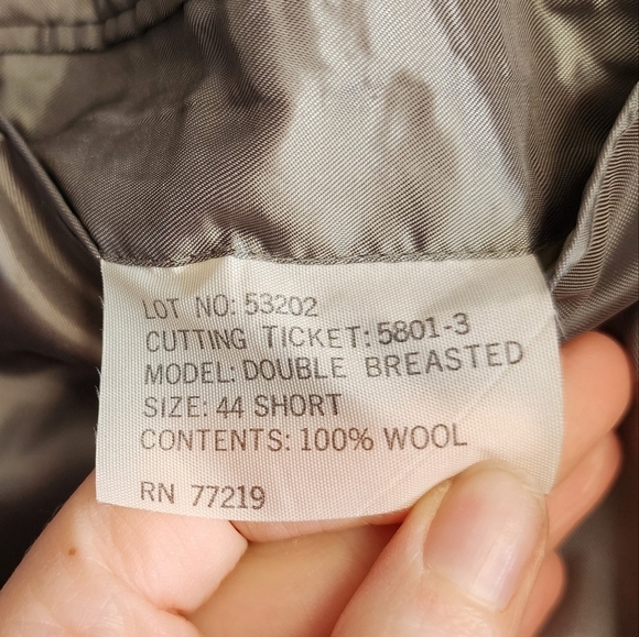 Pierre Balmain Double Breasted Wool Blazer 44S - Picture 5 of 10